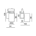 Deko-Light LED 3-phase spot NIHAL MINI, 13.5W 4000K 1180lm 35°, dimmable, silver