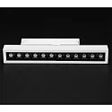 Deko-Light 3-phase spot ALNITAK rotatable, voltage constant, tiltable, with lens optics IP20, clear, transparent, white 