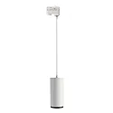 Deko-Light Foco trifásico LUCEA 15 IP20, transparente, blanco tráfico regulable
