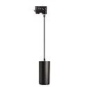 Deko-Light Foco trifásico LUCEA 15 IP20, transparente, negro intenso regulable