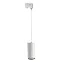 Deko-Light Foco trifásico LUCEA 20 IP20, transparente, blanco tráfico regulable