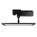 Deko-Light Foco trifásico PANEL TRACK LIGHT IP20, lechoso, negro intenso