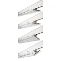 Deko-Light Luminaria trifásica LINEAR PRO TILT IP20, blanco tráfico 