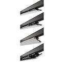 Deko-Light Luminaria trifásica LINEAR PRO TILT IP20, tráfico negro 