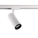 Foco monofásico LUCEA TILT IP20, blanco tráfico regulable