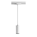 Luminaria colgante de 1 fase LUCEA IP20, blanco tráfico regulable