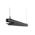 Luminaria trifásica LINEAR PRO FOLD rígido, conmutable, multipower IP20, negro 
