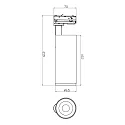 Deko-Light 1-phase spot LUCEA TILT DTW Dim-To-Warm, adjustable IP20, white dimmable