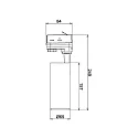 3-phase spot LUCEA TILT DTW swivelling, Dim-To-Warm IP20, deep black dimmable