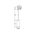 Deko-Light Luminaria colgante trifásica LUCEA DTW Dim-To-Warm IP20, blanco regulable