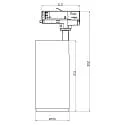 Foco trifásico LUCEA 30 CCT TILT controlable por DALI IP20