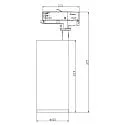 Foco trifásico LUCEA 40 TILT controlable por DALI IP20
