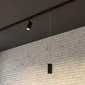 Deko-Light Luminaria colgante trifásica LUCEA 10 controlable por DALI IP20, negro regulable