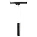 Luminaria colgante trifásica CAN 350 abajo, cilíndrico, lang GU10 IP20, negro