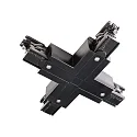 Conector en X trifásico D LINE, negro