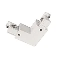 Deko-Light Conector en L trifásico D LINE izquierda-derecha con mecanismo intercambiable, blanco