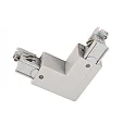 Deko-Light Conector en L trifásico D LINE izquierda-derecha con mecanismo intercambiable, gris