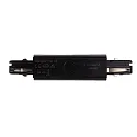 Conector longitudinal trifásico D LINE con posibilidad de alimentación, negro