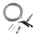 Soporte de suspensión del cable trifásico D LINE / DALI CURVED, negro