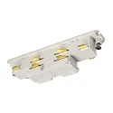 Conector longitudinal trifásico D LINE/DALI controlable por DALI, eléctrico, blanco