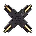Deko-Light Conector en X monofásico D ONE, negro grafito