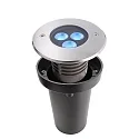 LED in-ground luminaire III RGB outdoor spot, 24V DC, 6W, 30°, stainless steel, silver