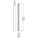 Deko-Light Luminaria para locales húmedos TRI PROOF MOTION 840 HF - 1145MM con sensor, resistente a los impactos, conmutable IP65