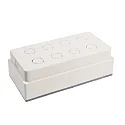 Deko-Light Luminaria empotrable en suelo TABIT 100x200 accesible, conmutable IP67, gris, transparente 