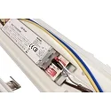 Deko-Light damp-proof luminaire TRI PROOF BASIC MOTION HF - 610MM with sensor, impact resistant, switchable IP65, grey 