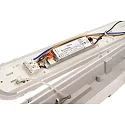 damp-proof luminaire TRI PROOF BASIC MOTION HF - 1210MM with sensor, impact resistant, switchable IP65, grey 