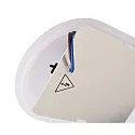 Deko-Light Luminaria para locales húmedos SOTANO IP54 oval, CCT Switch, resistente a los impactos, conmutable, multipower IP54, negro 