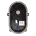 Deko-Light Luminaria para locales húmedos SOTANO IP54 oval, CCT Switch, resistente a los impactos, conmutable, multipower IP54, negro 