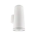 Foco para fachadas SHORELINE PRO ROUND 140 UP&DOWN de 2 llamas, redondo, CCT Switch IP65, blanco regulable