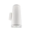 Foco para fachadas SHORELINE PRO ROUND 140 UP&DOWN de 2 llamas, redondo, CCT Switch IP65, blanco regulable