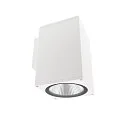 Foco para fachadas SHORELINE PRO SQUARE 140 DOWN de 1 llama, angular, CCT Switch IP65, blanco regulable