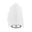 Foco para fachadas PRO SQUARE 100 UP&DOWN de 2 llamas, angular, CCT Switch IP65, blanco regulable