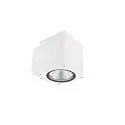 Foco para fachadas PRO SQUARE 100 DOWN de 1 llama, angular, CCT Switch IP65, blanco regulable