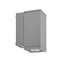 Foco para fachadas SHORELINE PRO LED SQUARE 70 DOWN de 1 llama, angular, CCT Switch IP65, gris claro regulable