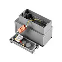 Deko-Light Foco para fachadas SHORELINE PRO LED SQUARE 70 DOWN de 1 llama, angular, CCT Switch IP65, gris claro regulable