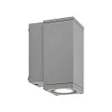 Deko-Light Foco para fachadas SHORELINE PRO LED SQUARE 70 DOWN de 1 llama, angular, CCT Switch IP65, gris claro regulable