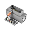 Deko-Light Foco para fachadas SHORELINE PRO LED SQUARE 70 UP&DOWN de 2 llamas, angular, CCT Switch IP65, gris claro regulable
