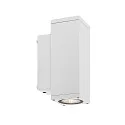 Deko-Light Foco para fachadas SHORELINE PRO LED SQUARE 70 UP&DOWN de 2 llamas, angular, CCT Switch IP65, blanco regulable