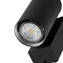 Deko-Light Foco para fachadas SHORELINE PRO GU10 ROUND de 1 llama, cilíndrico, con portalámpara GU10 IP65, plomo oscuro