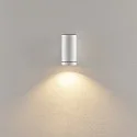 Deko-Light Foco para fachadas SHORELINE PRO GU10 ROUND de 1 llama, cilíndrico, con portalámpara GU10 IP65, blanco