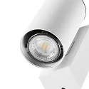 Deko-Light Foco para fachadas SHORELINE PRO GU10 ROUND de 1 llama, cilíndrico, con portalámpara GU10 IP65, blanco