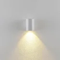 Luminaria de pared para exteriores CAN OUTDOOR UP OR DOWN de 1 llama, cilíndrico, rígido GU10 IP65, blanco