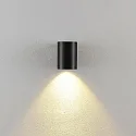 Deko-Light outdoor wall luminaire CAN OUTDOOR UP OR DOWN 1 flame, cylindrical, rigid GU10 IP65, black