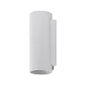 Deko-Light Luminaria de pared para exteriores CAN OUTDOOR UP & DOWN Arriba-Abajo, de 2 llamas, cilíndrico, rígido GU10 IP65, blanco