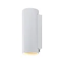 Deko-Light Luminaria de pared para exteriores CAN OUTDOOR UP & DOWN Arriba-Abajo, de 2 llamas, cilíndrico, rígido GU10 IP65, blanco