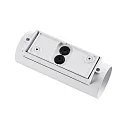 Deko-Light Luminaria de pared para exteriores CAN OUTDOOR UP & DOWN Arriba-Abajo, de 2 llamas, cilíndrico, rígido GU10 IP65, blanco